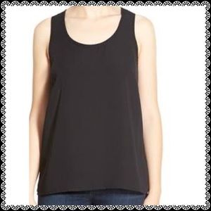 HI LOW WOVEN TOP